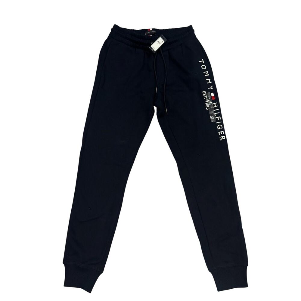 Tommy Hilfiger Logo Sweatpant Navy NWT Sz S
